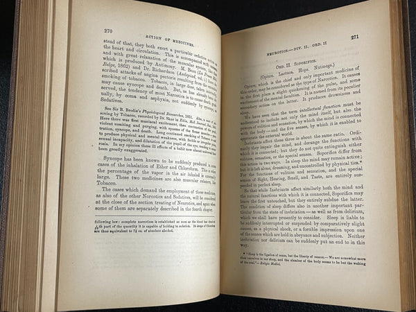 1874   The Action of Medicines in the System, Headland, Pharmaceutical & Medicine