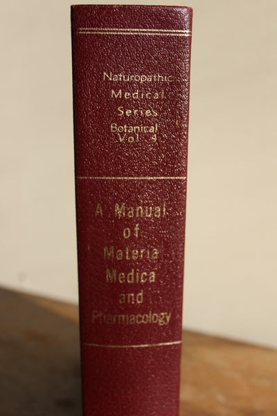 A MANUAL OF MATERIA MEDICA & PHARMACOLOGY Culbreth FINE  An IMPORTANT Work