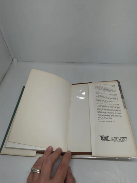 FUND RAISER - Desert Plants and People by Sam Hicks 1966 First Edition Hard Cover Dust Jacket - RARE & WONDERFUL WORK!