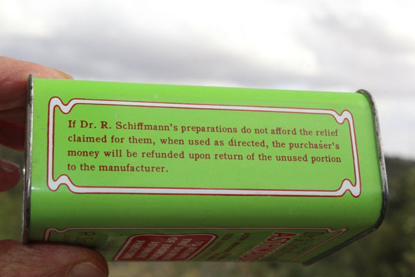 MEDICINE PHARMACY TIN DR. R. SCHIFFMANN'S ASTHMADOR Los Angeles, CA. W/Contents