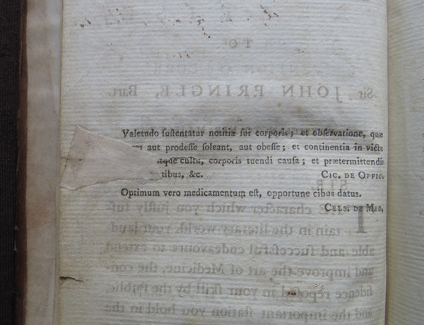 DOMESTIC MEDICINE ~1774~ PREVENTION & CURE DISEASES Dispensatory BUCHAN