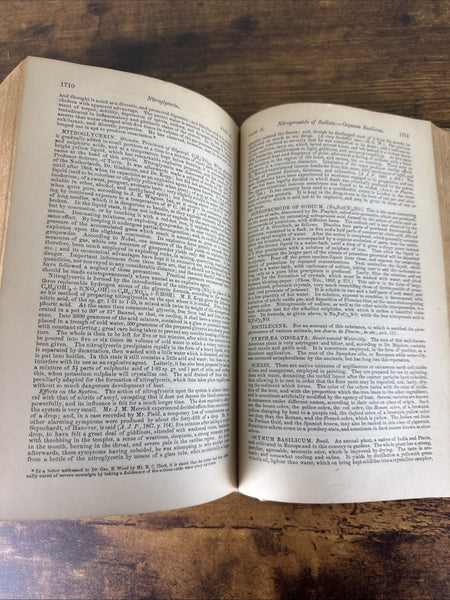 1885 Dispensatory of the United States of America 15th Ed. - Medical Compendium  - Hundreds and Hundreds of Plant Medicines!