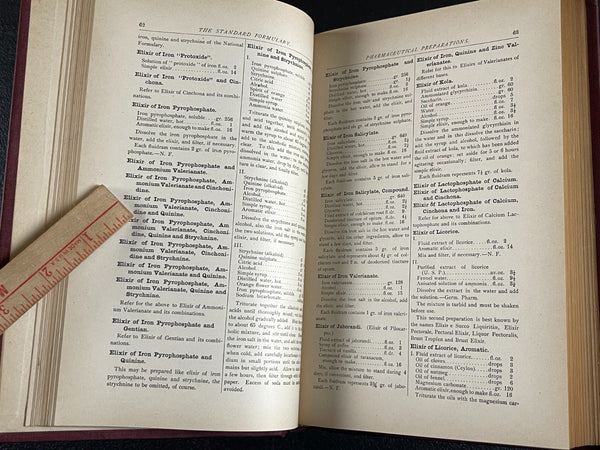 1897 Formulary, 5000 Medicine Remedies Chemistry Druggist Soda Recipe Book = Lots of Great Plant Medicine Formulas! A Good Prepper Book too!