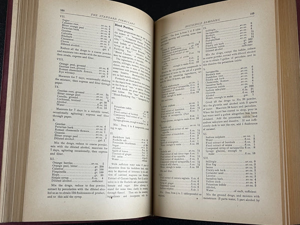 1897 Formulary, 5000 Medicine Remedies Chemistry Druggist Soda Recipe Book = Lots of Great Plant Medicine Formulas! A Good Prepper Book too!