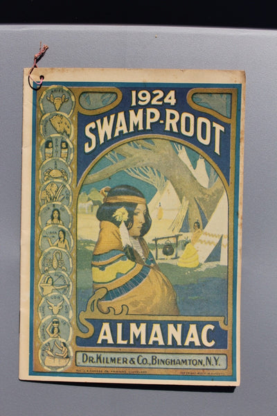 Fund Raiser - 1924 SWAMP ROOT ALMANAC - Very Good For Such A Rarity - Ephemera