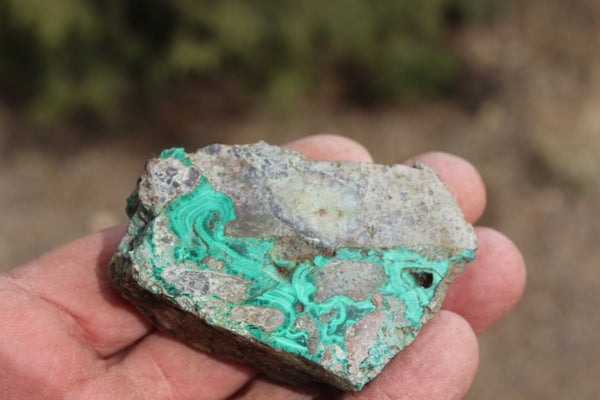 Fund Raiser - MINERAL Lovely MALACHITE Specimen From Santa Rita Mine, New Mexico