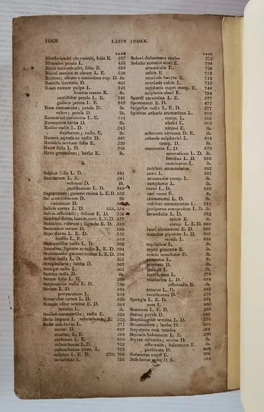 The London Dispensatory / A.T. Thomson / 1830 / Pharmacy / Therapeutics - Beautifully Rebound Edition