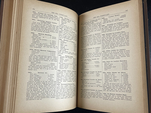 1893 - The Era Formulary, 5000 Druggist Medicine Remedy Recipes & Processes Bitters, etc. AN IMPORTANT RESOURCE