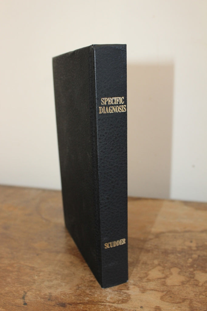FUND RAISER - Specific Diagnosis by John M. Scudder – Eclectic Medical Publications – 1994 3rd  - Important Work