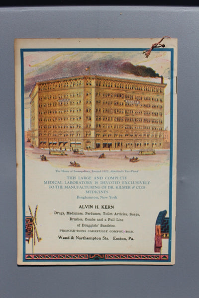 Fund Raiser - 1924 SWAMP ROOT ALMANAC - Very Good For Such A Rarity - Ephemera