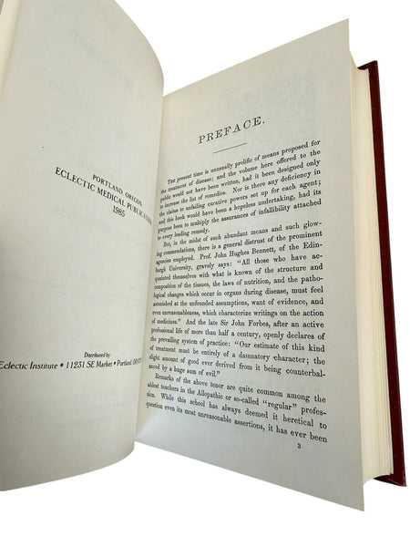 Physio-Medical Dispensatory W.H. Cook 1985 Facsimile 1869 Herbalism FINE - IMPORTANT ECLECTIC WORK