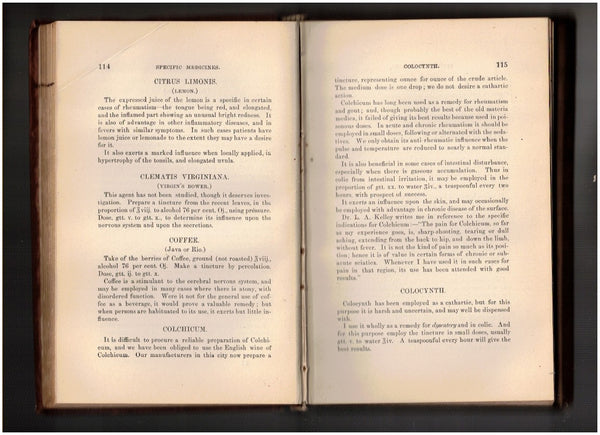 Specific medication and specific medicines \with an Appendix Containing the Articles Published Since 1st Edition - IMPORTANT Eclectic Work