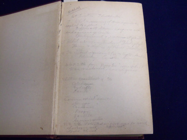 1917 MATERIA MEDICA AND PHARMACOLOGY BOOK MANUAL 6TH EDN - CULBRETH   Hardcover - EXCELLENT REFERENCE