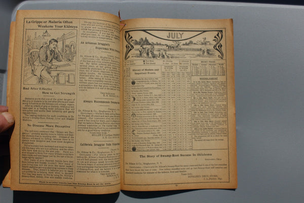 Fund Raiser - 1924 SWAMP ROOT ALMANAC - Very Good For Such A Rarity - Ephemera