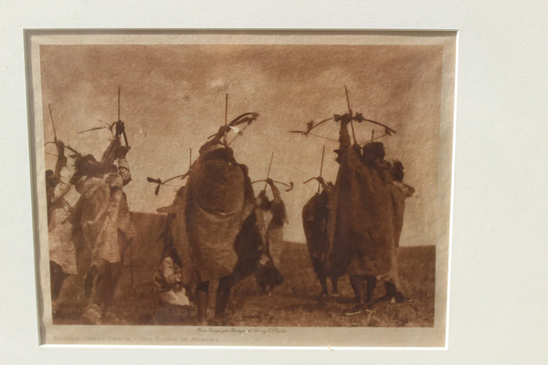 SPECIAL FUND RAISER - ATSINA CRAZY DANCE - THE FLIGHT OF ARROWS - By Curtis, Edward S Print