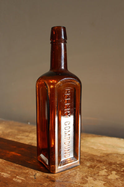 MEDICINE BOTTLE PAINE'S CELERY COMPOUND Near Mint Condition