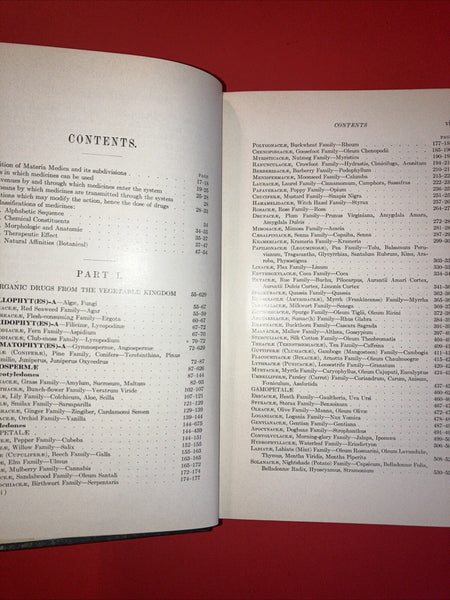 Materia Medica and Pharmacology 1927 Culbreth Hardcover - EXCELLENT REFERENCE