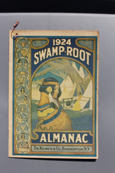 Fund Raiser - 1924 SWAMP ROOT ALMANAC - Very Good For Such A Rarity - Ephemera