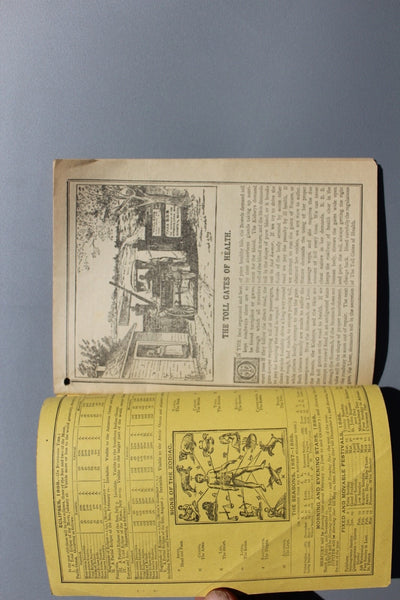 FUND RAISER - 1888 Burdock Blood Bitters ALMANAC - Very Good For Such A Rarity - Ephemera