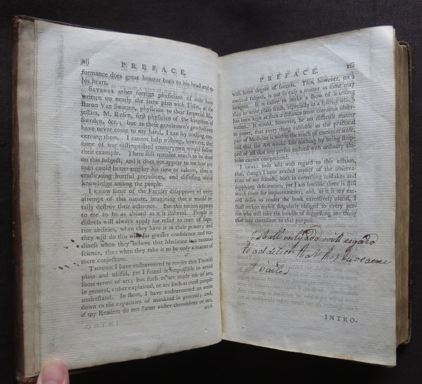 DOMESTIC MEDICINE ~1774~ PREVENTION & CURE DISEASES Dispensatory BUCHAN