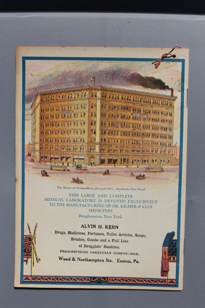 Fund Raiser - 1924 SWAMP ROOT ALMANAC - Very Good For Such A Rarity - Ephemera