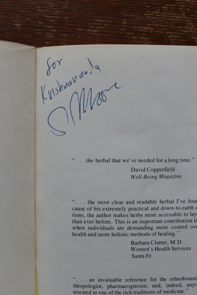 FUND RAISER - Medicinal Plants of the Mountain West by Michael Moore, SIGNED FIRST EDITION