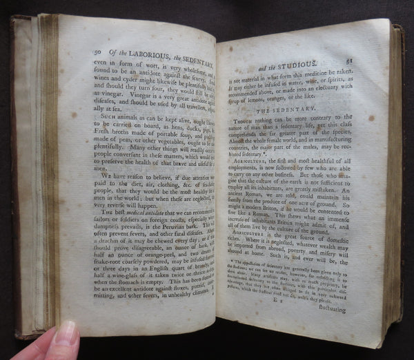 DOMESTIC MEDICINE ~1774~ PREVENTION & CURE DISEASES Dispensatory BUCHAN