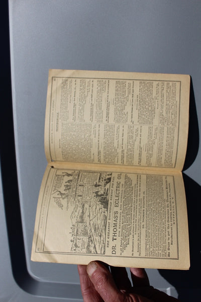 FUND RAISER - 1888 Burdock Blood Bitters ALMANAC - Very Good For Such A Rarity - Ephemera