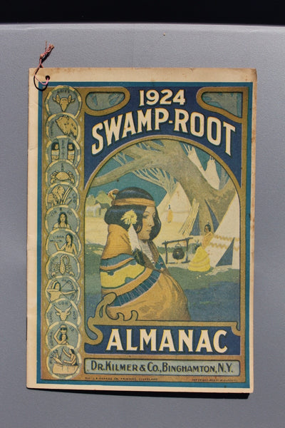 Fund Raiser - 1924 SWAMP ROOT ALMANAC - Very Good For Such A Rarity - Ephemera