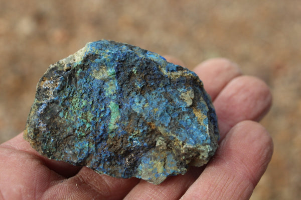 Fund Raiser - MINERAL Rare - Old Spanish Workings From The 1600's AZURITE Lot #3- 1 Pound - Healing Stone!