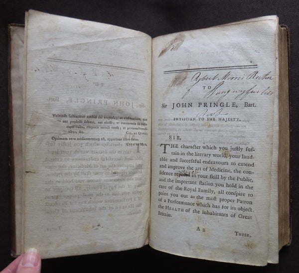 DOMESTIC MEDICINE ~1774~ PREVENTION & CURE DISEASES Dispensatory BUCHAN