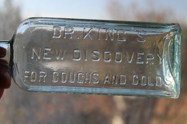 MEDICINE BOTTLE DR. KING'S NEW DISCOVERY For COUGHS And COLDS - Near Mint