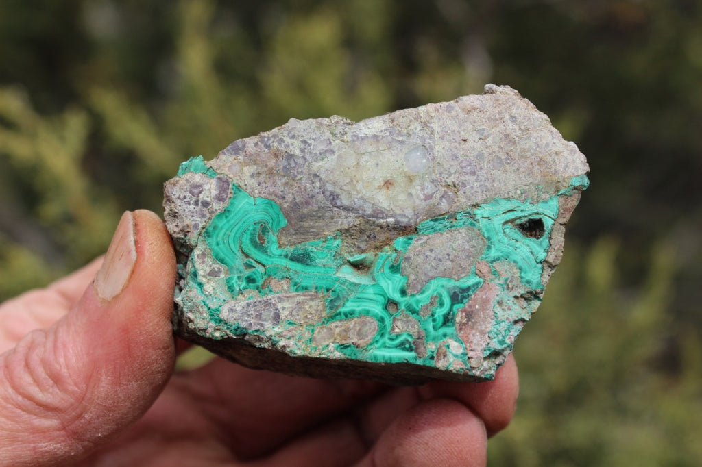 Fund Raiser - MINERAL Lovely MALACHITE Specimen From Santa Rita Mine, New Mexico