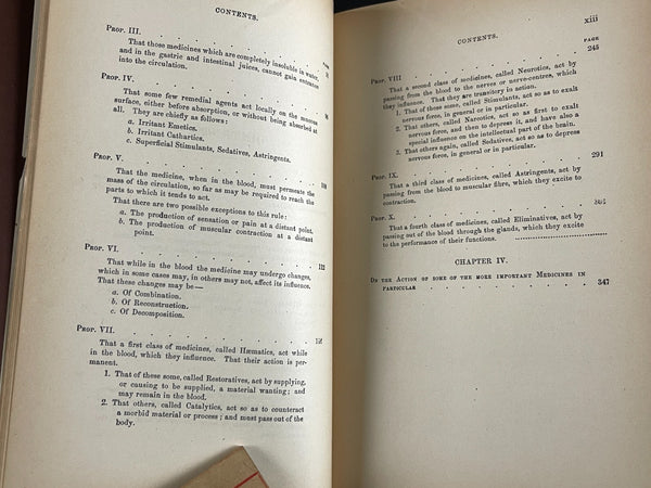 1874   The Action of Medicines in the System, Headland, Pharmaceutical & Medicine
