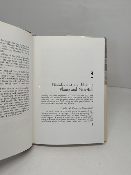 Desert Plants and People by Sam Hicks 1966 First Edition Hard Cover Dust Jacket