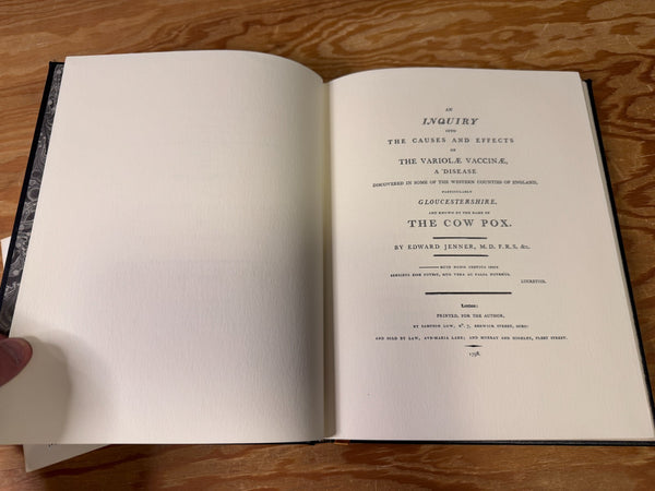 The Causes and Effects of the Variolae Vaccinae The Classics of Medicine Library - Beautiful Leather Bound Reprint of the Classic 1798 Work