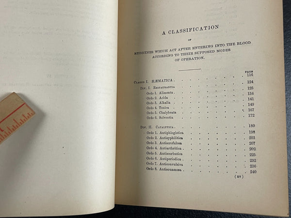 1874   The Action of Medicines in the System, Headland, Pharmaceutical & Medicine