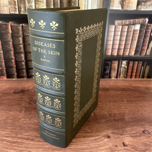 The Classics of Medicine Library "Diseases of the Skin" Moriz Kaposi Leather Bound Reprint of 1895 Classic Work