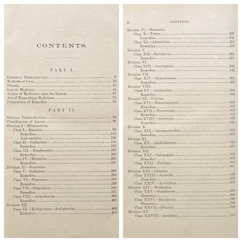 American Eclectic Materia Medica - John M. Scudder (11th ed) self-published 1891  VERY RARE & IMPORTANT ECLECTIC WORK