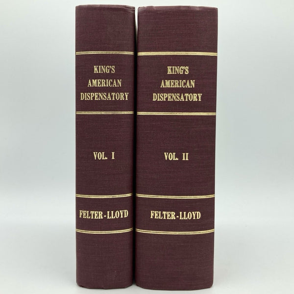 King’s American Dispensatory 2 vols: Felter & Lloyd (Eclectic Medical 1997) 18th  - One of THE Most Important of Eclectic Medicine Books!