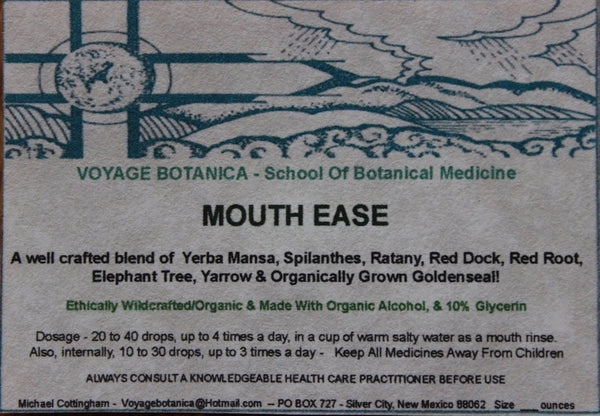 MOUTH-EASE FORMULA EXTRACT    4 ounce size
