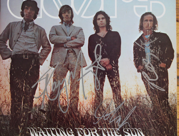 Autographed by 3 Members of The DOORS - Lp Album "Waiting For The Sun"