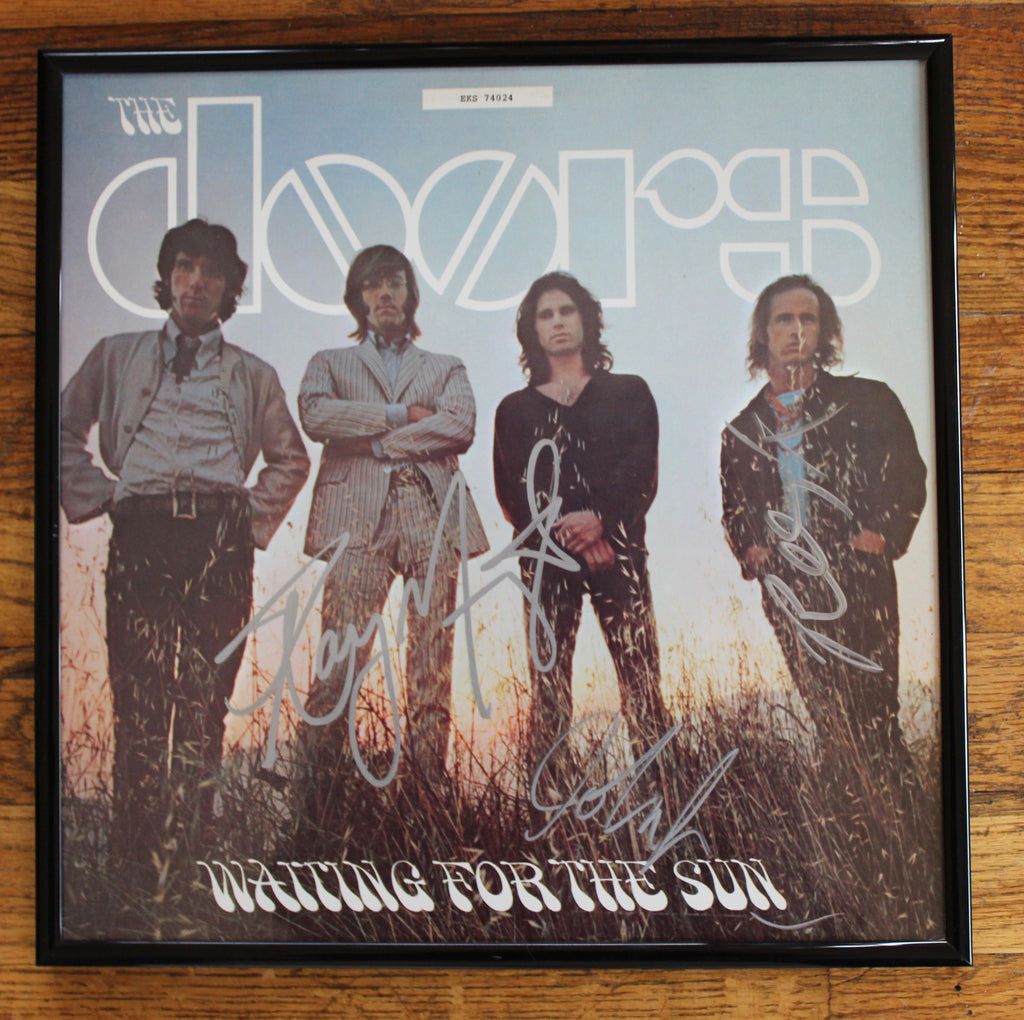 Autographed by 3 Members of The DOORS - Lp Album "Waiting For The Sun"