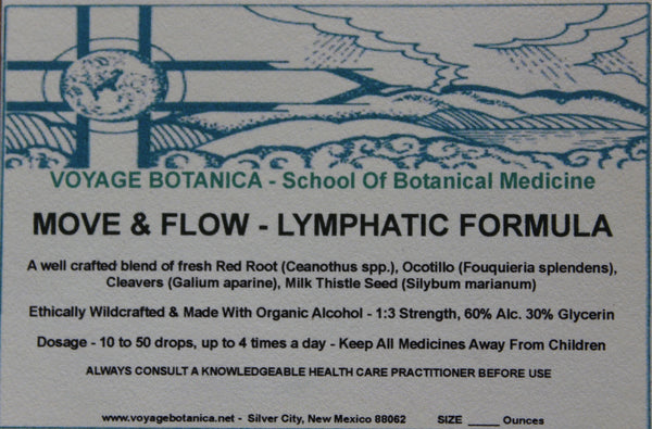 MOVE & FLOW - LYMPHATIC FORMULA - 4 Ounce Size -