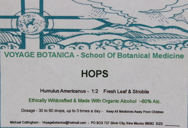 HOPS FLOWER EXTRACT  (Humulus americanus) -   8 ounce size