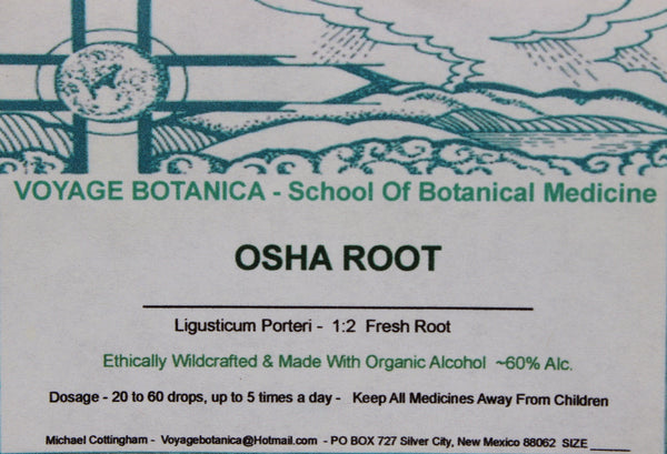 OSHA ROOT EXTRACT  - (Ligusticum porteri) -   2 ounce size -