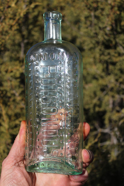 Old Apothecary Bottle - Circa 1890- 1920  Beautiful Large and Unique Ammonia Poison Bottle  -  Please No Discount Codes On This Listing