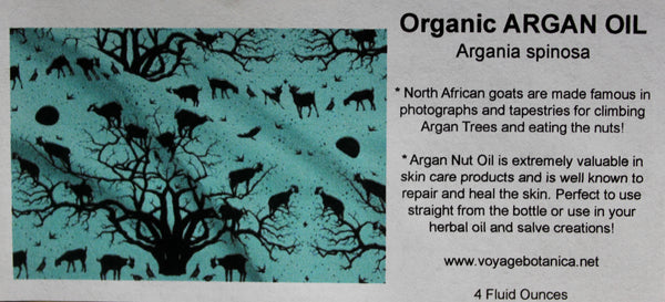 An Amazing Anti-Oxidant and Skin Rejuvenating OIl - Organic ARGAN OIL - 4 ounce size