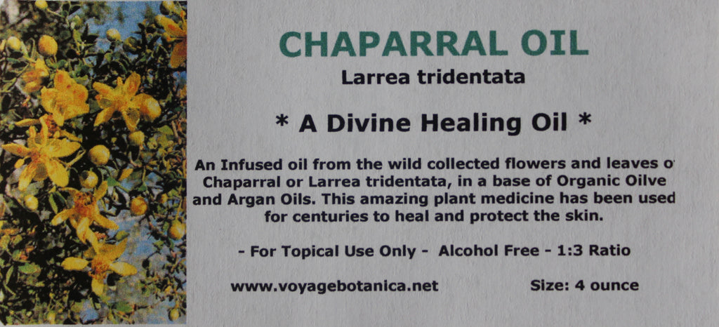 CHAPARRAL OIL - A Divine Healing Oil - 4 ounce size - Next Batch Will Ship After May 1st, 2020 !!!