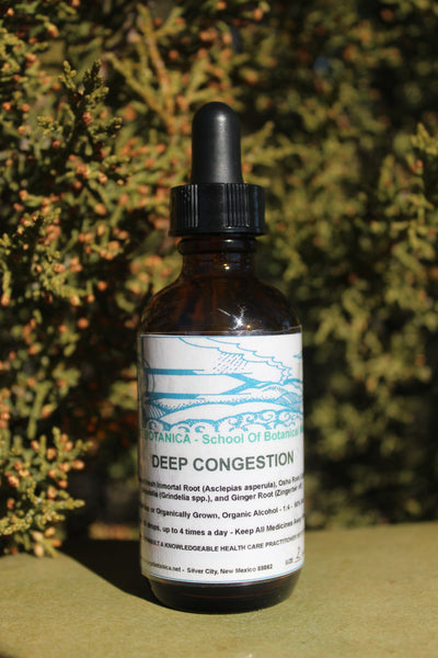 DEEP CONGESTION - Inmortal, Osha, Grindelia, Ginger & Desert Lavender  - 2 Ounce Size